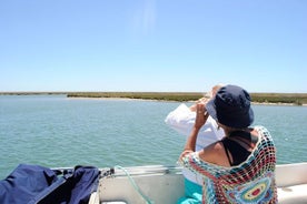 2-timers guidet båttur med fugletitting i Ria Formosa fra Faro Algarve