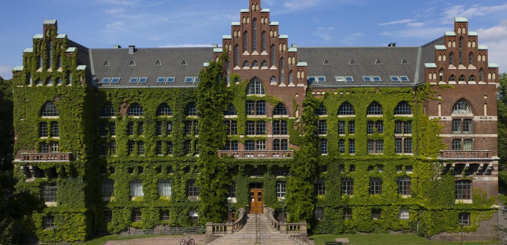 photo of Lund university in Lund, Sweden.