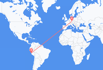 리마에서 출발해 뉘른베르크로 향하는 항공편