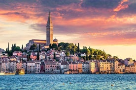 Pula, Rovinj & Rijeka의 파노라마 Istrian Coast