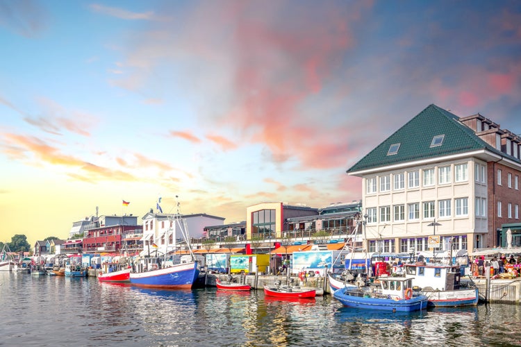 Photo of Alter Strom in Warnemünde, Rostock, Baltic Sea, Germany.