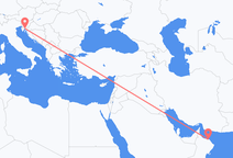 เที่ยวบินจาก Muscat ไปยัง รีเยกา
