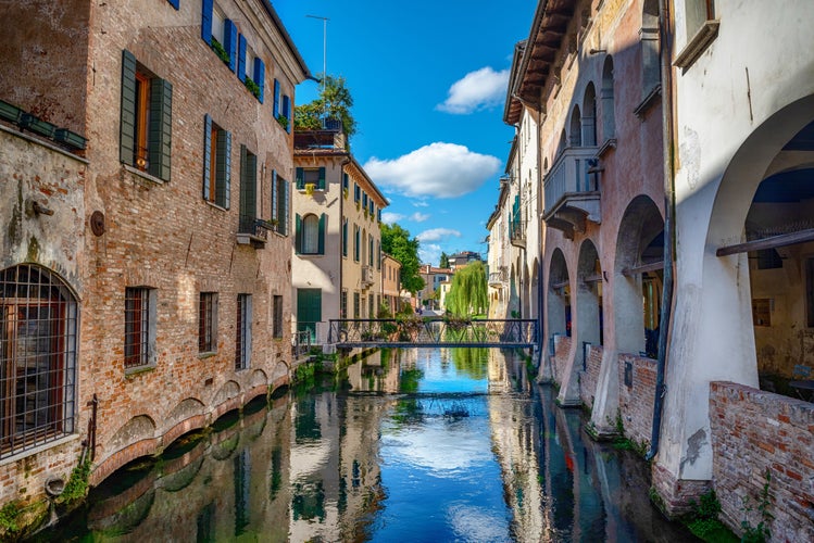 waterfront view of the Treviso in Italy