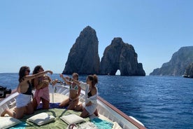 Capri Boat Tour: Grottoes, Swim & Sip Limoncello in a Small Group