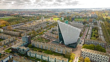 Photo of aerial view of Kerkrade, Netherlands.