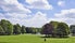 Photo of the Bois de la Cambre park in Brussels with its lake on a bright summers day, Belgium.