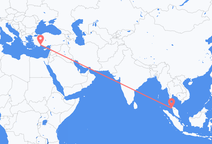 Flyrejser fra Langkawi til Antalya