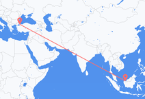 Flyrejser fra Kuching til Istanbul