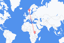 Bujumbura to Oslo