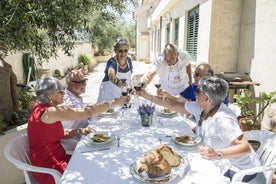 Démonstration de repas et de cuisine chez un local à Montepulciano