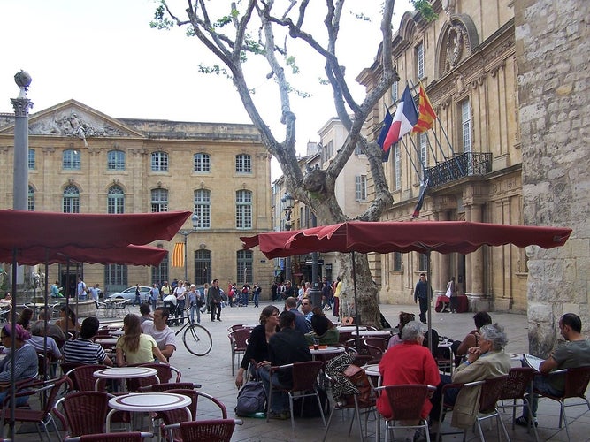 Photo of Aix-en-Provence in france .