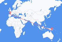 Port Moresby to Bilbao