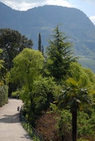 photo of panoramic view of Lana is a commune and a village in South Tyrol in northern Italy. It is situated in the Etschtal between Bolzano and Merano and at the entrance to the Ultental.