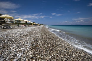 Photo of aerial view of Ialysos, Rhodes island ,Greece.