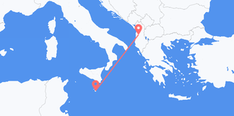 Albania to Malta