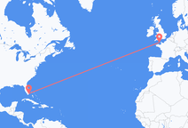 Flyrejser fra Miami til Guernsey