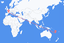 Vols de Nouméa, Nouvelle-Calédonie pour Rodez, France
