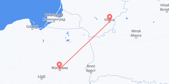 Flights from Lithuania to Poland