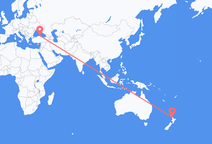 Voos de Auckland, Nova Zelândia para Sinop, Turquia