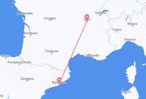 Flights from Barcelona to Lyon