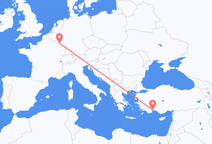 Antalya to Luxembourg