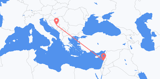 Lebanon to Bosnia & Herzegovina