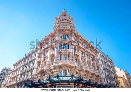 photo of view of Palazzo Mincuzzi, Bari, Italy.
