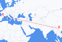 Flights from Kunming to Toulouse