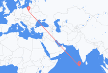 Flights from Malé to Warsaw