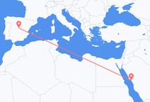 Flights from Yanbu to Madrid