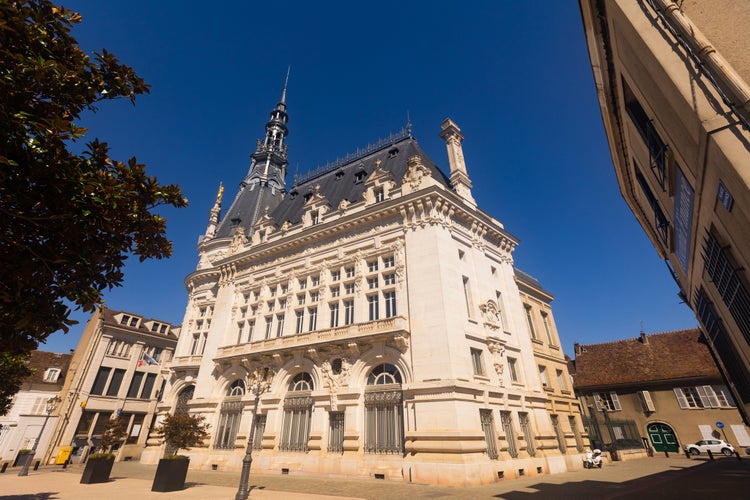 photo of view of View of City Hall of Sens - Mairie de Sens, Yonne. France.