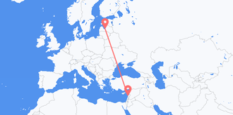 Lebanon to Latvia