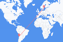 Vols de Copiapó pour Stockholm