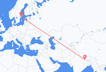 Flüge von Kathmandu nach Stockholm