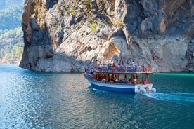 From Belek: Green Canyon Boat Trip with Lunch and Drinks