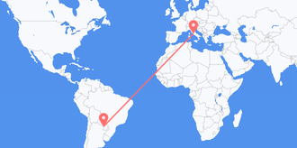 Flights from Paraguay to Italy