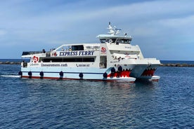 Lanzarote: Return Ferry to La Graciosa with Bus Pickup