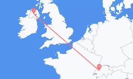 Flüge von Nordirland nach die Schweiz