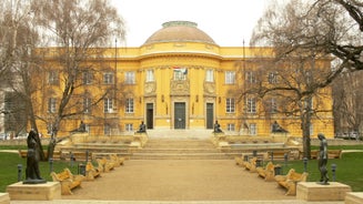 View of Debrecen city, Hungary.