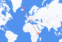Рейсы с острова Пемба, Танзания в Эйильсстадир, Исландия
