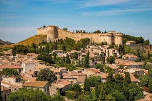 Photo of aerial view of Valence historical city of France.