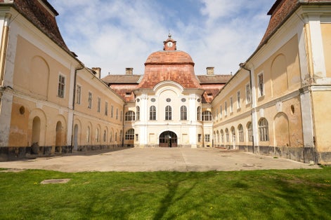 Photo of Medieval castle in Romania, Gornesti, built by Joseph Teleki.