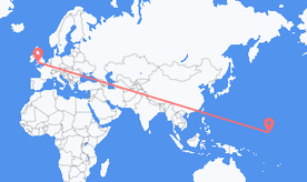 Flights from Marshall Islands to Wales