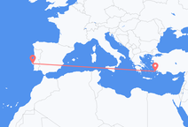 Flyrejser fra Kos til Lissabon