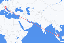 Flights from Singapore to Bologna