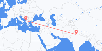 Vols de l’Inde pour l’Albanie