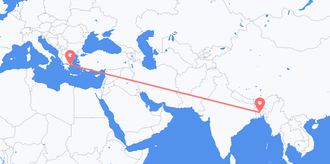 Flüge von Bangladesch nach Griechenland