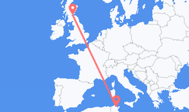 Flights from Tunisia to Scotland