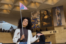 París: Tímasettur miði að Louvre með leiðsögn beint að Mona Lísu