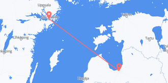 Sweden to Latvia